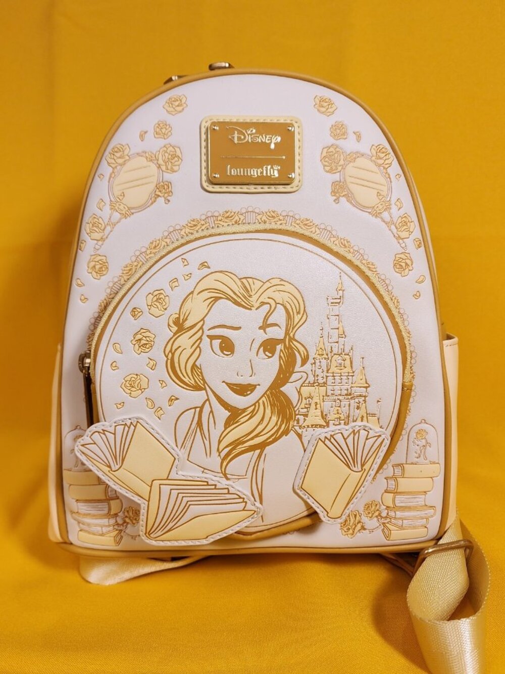Loungefly Beauty and the Beast Belle Tonal Sketch Portrait Mini Backpack NEW